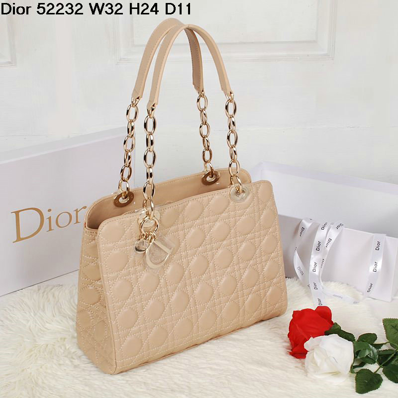 dior soft tote lambskin 52232 apricot